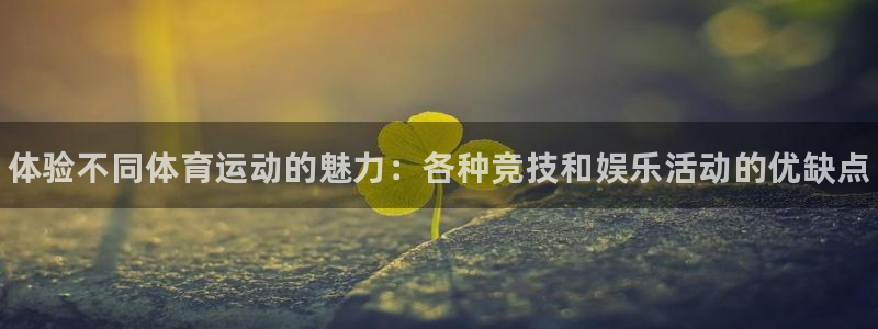 MK体育官网下载注册：体验不同体育运动的魅力：各种竞