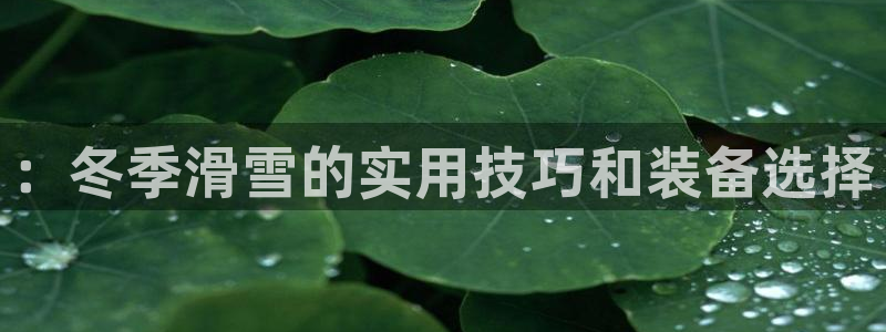 MK体育官网下载平台是正规平台吗：：冬季滑雪的实用技巧和装备